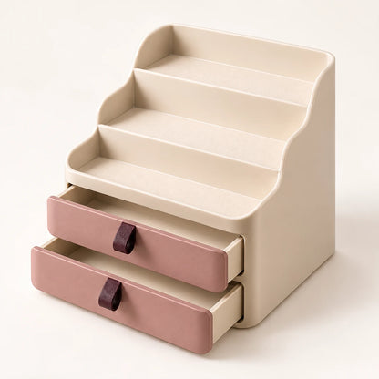 Compact Tiered Cosmetic Organizer — feature view