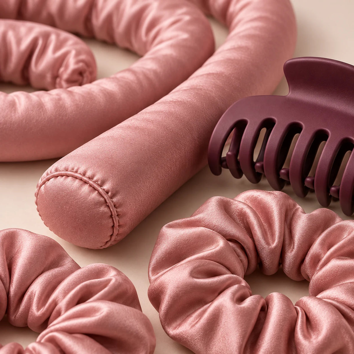 Heatless Curling Ribbon Set — material and construction detail