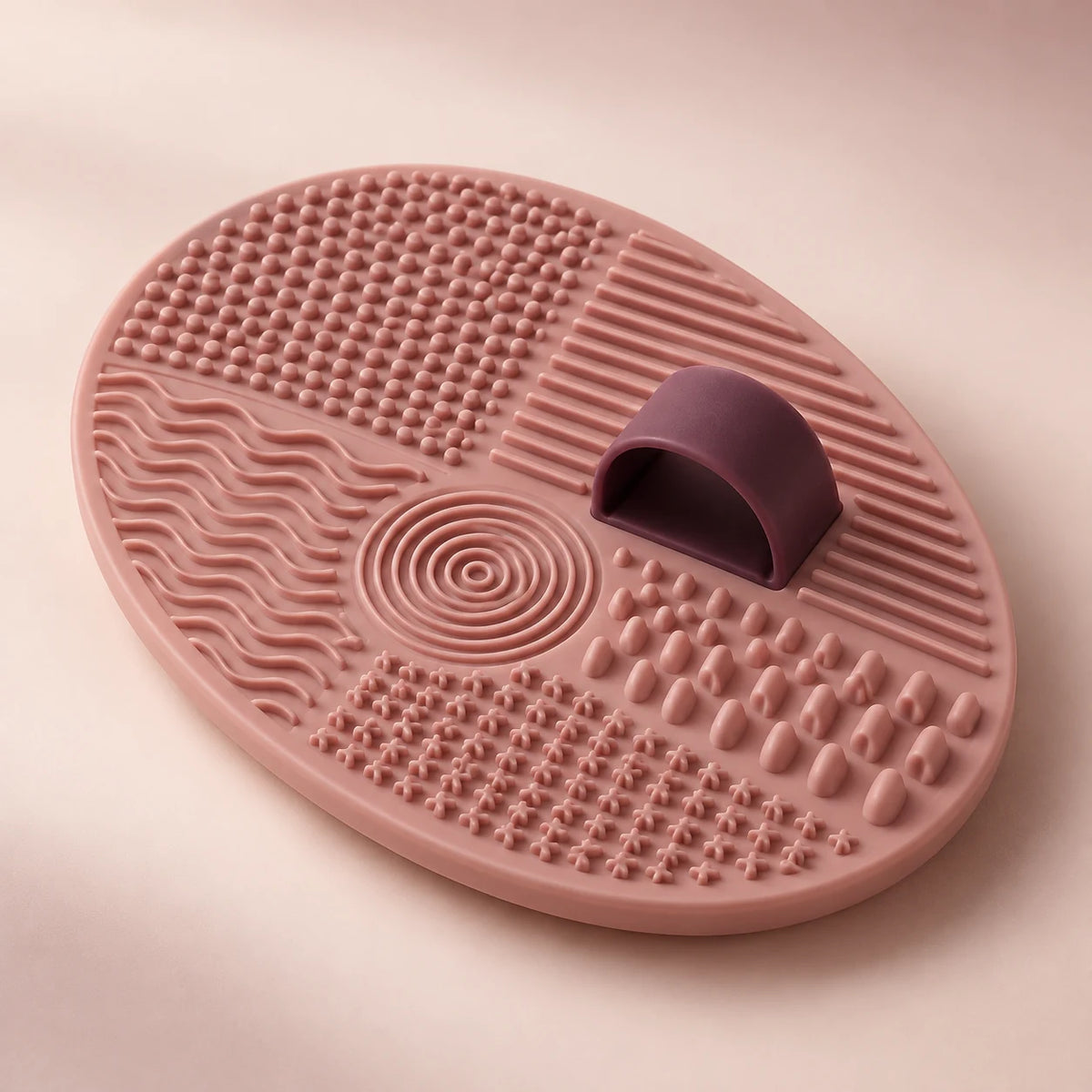 Makeup Brush Cleaning Mat — full product set