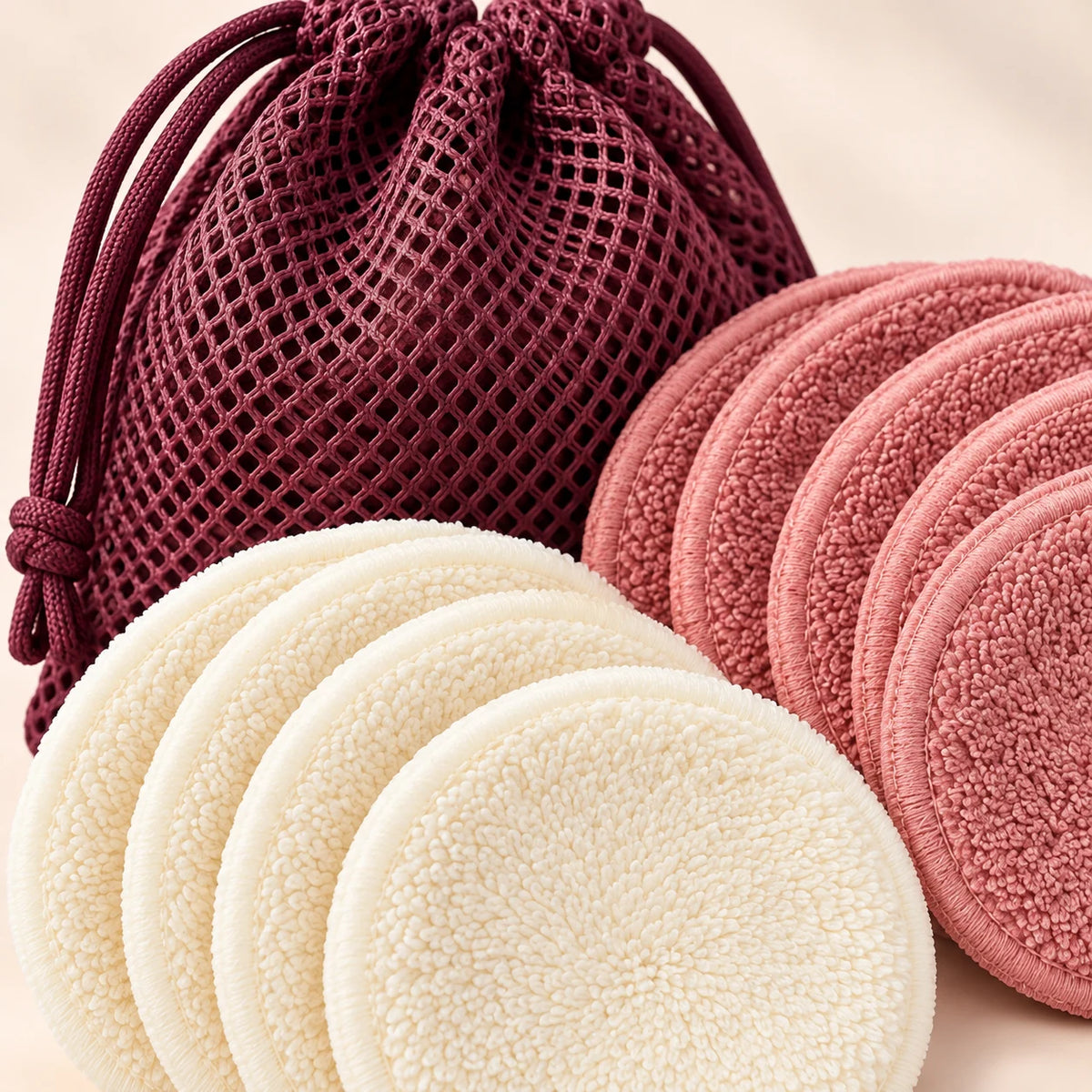 Reusable Makeup Remover Pad Set — material and construction detail